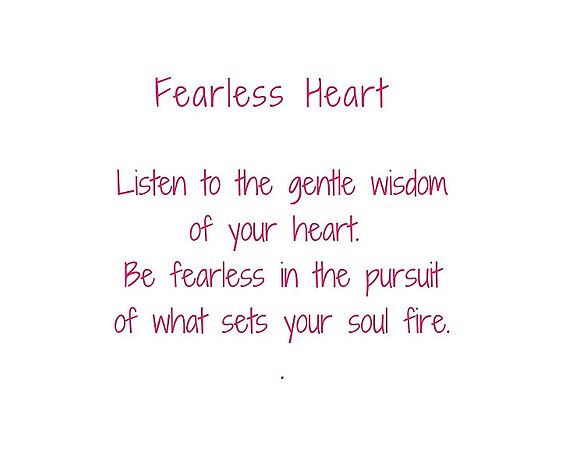 Fearless heart quote Blog sq